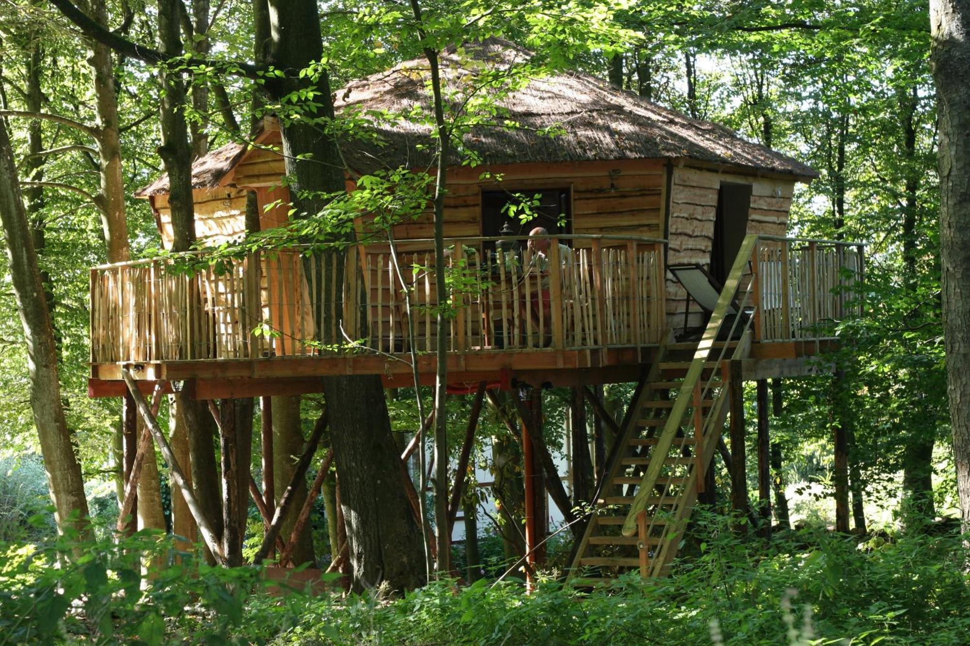 B&B La Cabane Du Bois Dormant Spa Exteriör bild