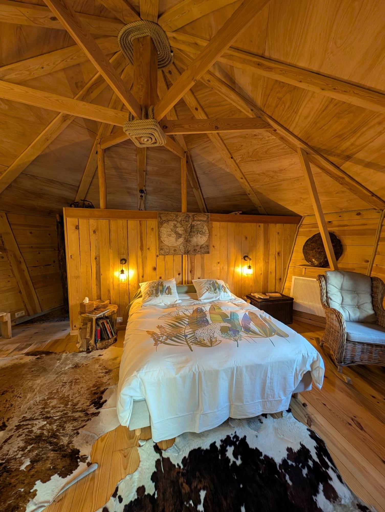 B&B La Cabane Du Bois Dormant Spa Exteriör bild