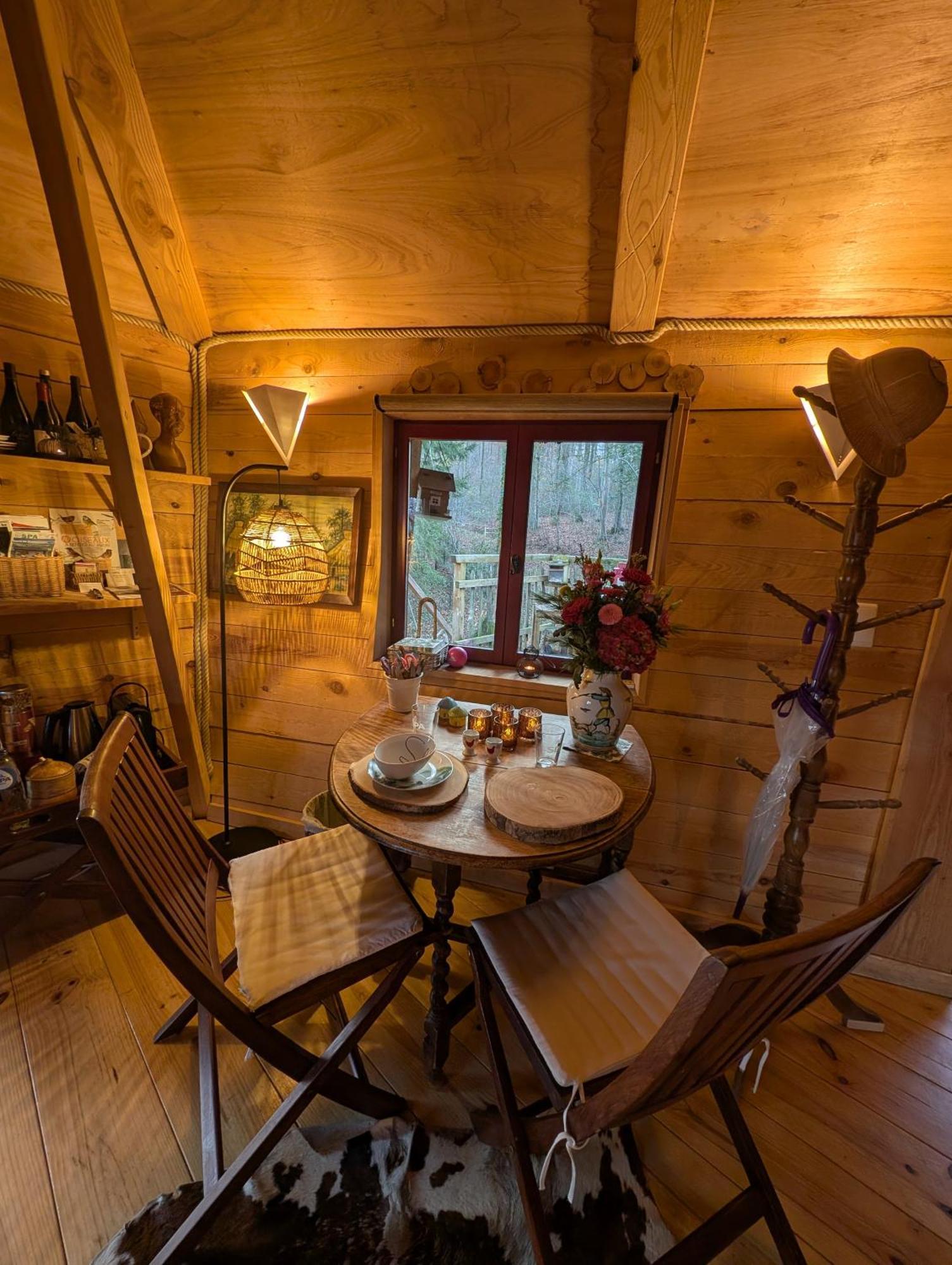 B&B La Cabane Du Bois Dormant Spa Exteriör bild
